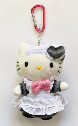 Hello Kitty Japan Girl Maid Mascot w Carabiner