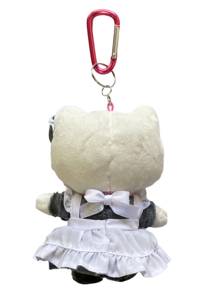 Hello Kitty Japan Girl Maid Mascot w Carabiner