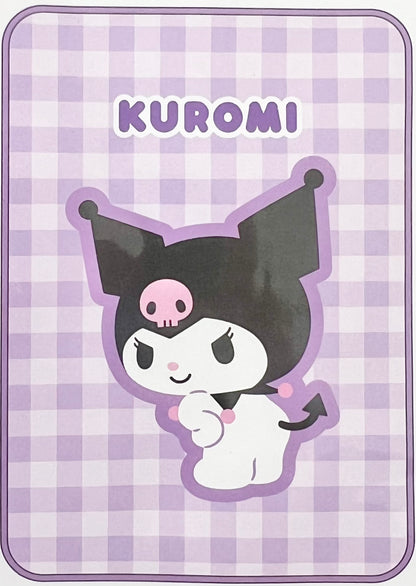Kuromi Interior Gingham Blanket