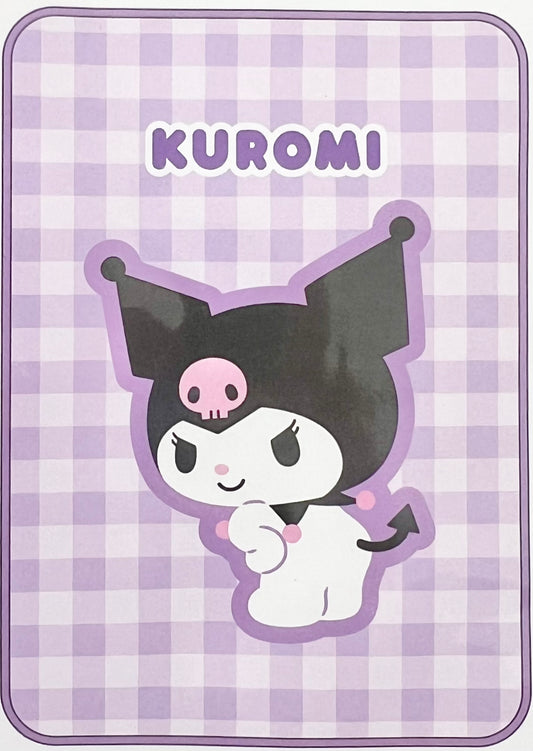 Kuromi Interior Gingham Blanket