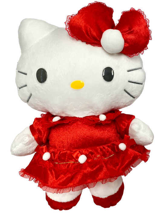 Hello Kitty Christmas Dress 15" Plush
