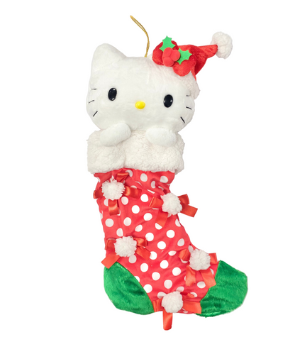 Hello Kitty Polka Dot Christmas Stocking