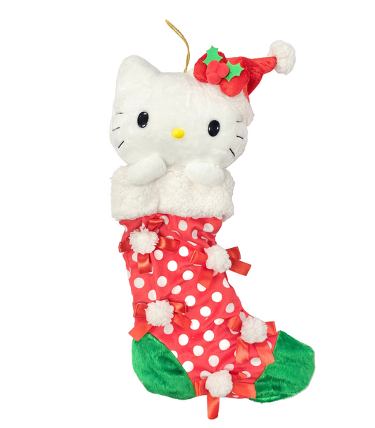 Hello Kitty Polka Dot Christmas Stocking
