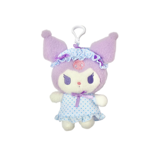 Kuromi Nightcap with Ribbon Mascot Clip On
