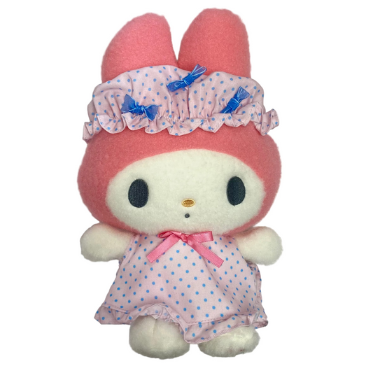 My Melody Nightcap with Ribbon 9" Plush