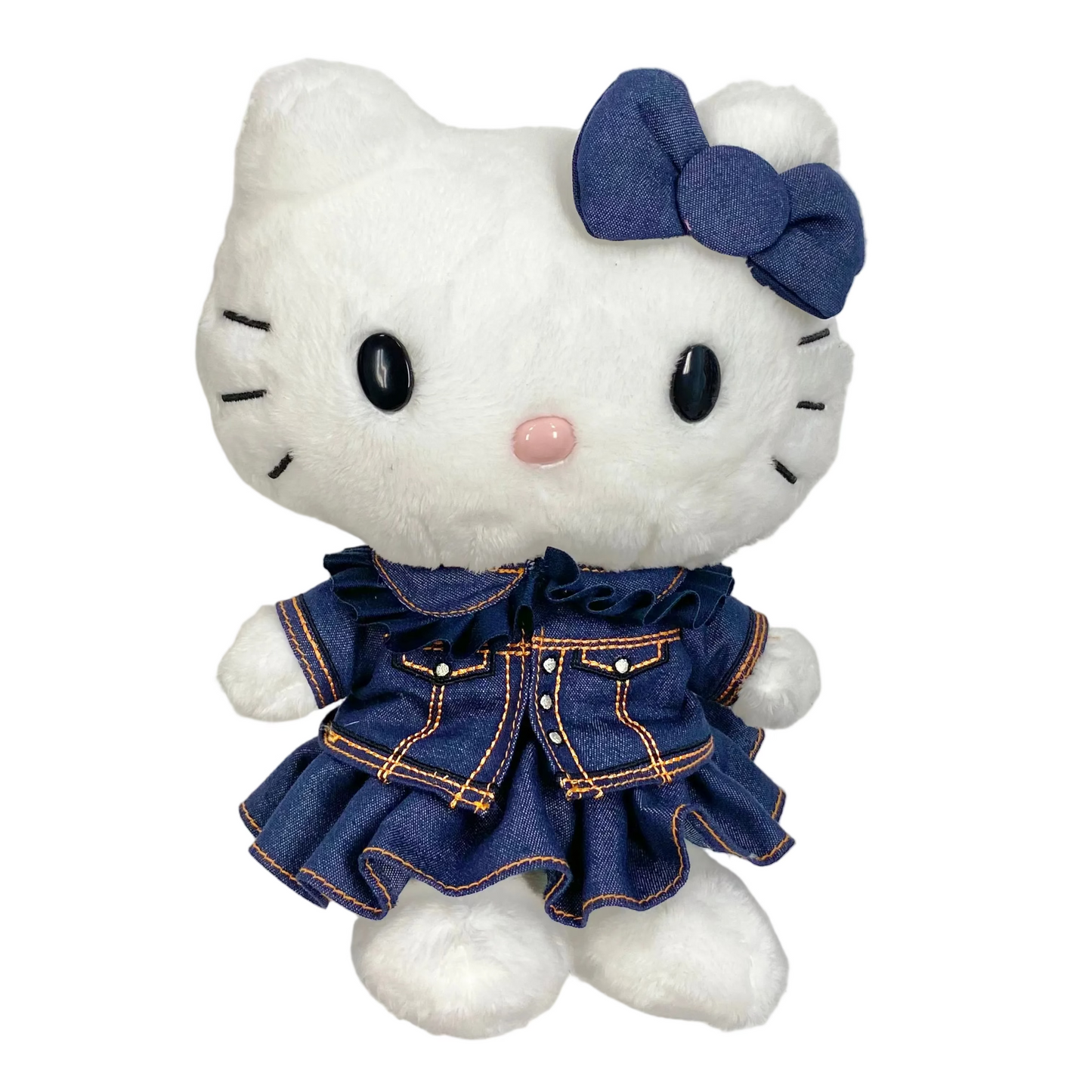 Hello Kitty Fashion Denim 7" Plush