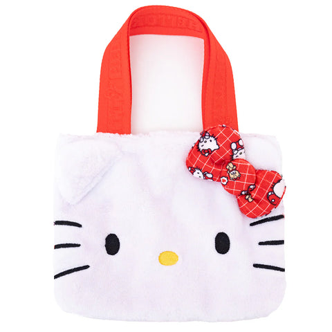 Hello Kitty Red Fluffy Face Bag