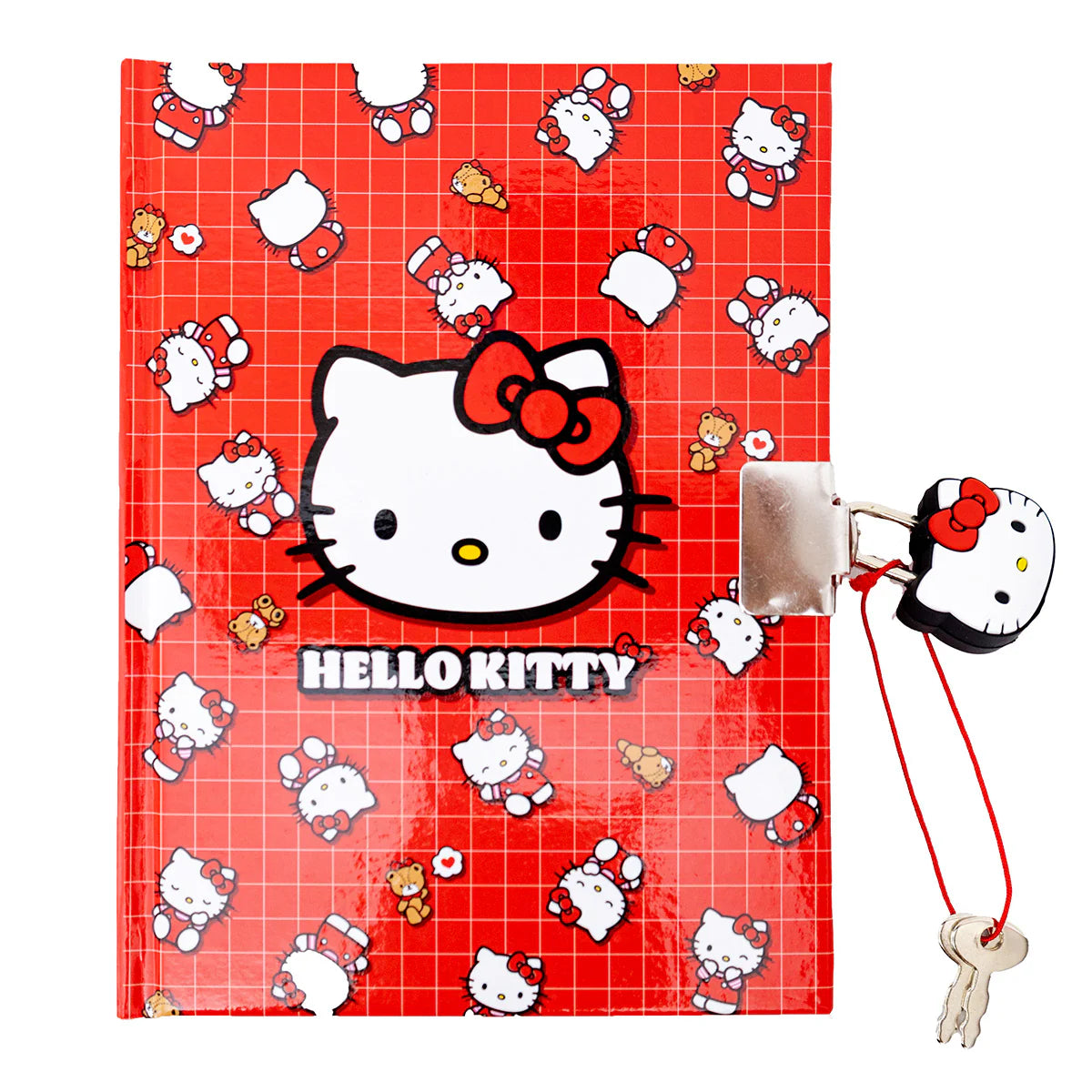 Hello Kitty Red Locking Diary