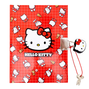 Hello Kitty Red Locking Diary