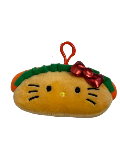 Hello Kitty Food Court Hot Dog Mascot Clip On