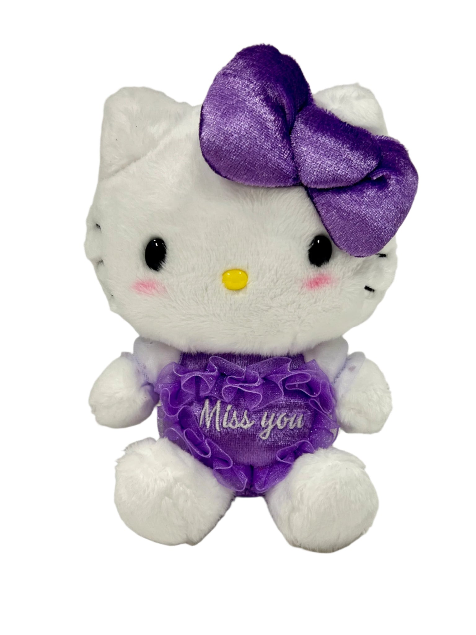 Hello Kitty Miss You Message Mascot Clip On Plush