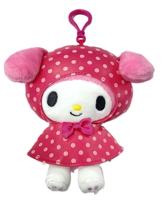 My Melody Raincoat Mascot Clip On