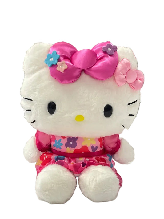 Hello Kitty Flower Bow 7" Plush