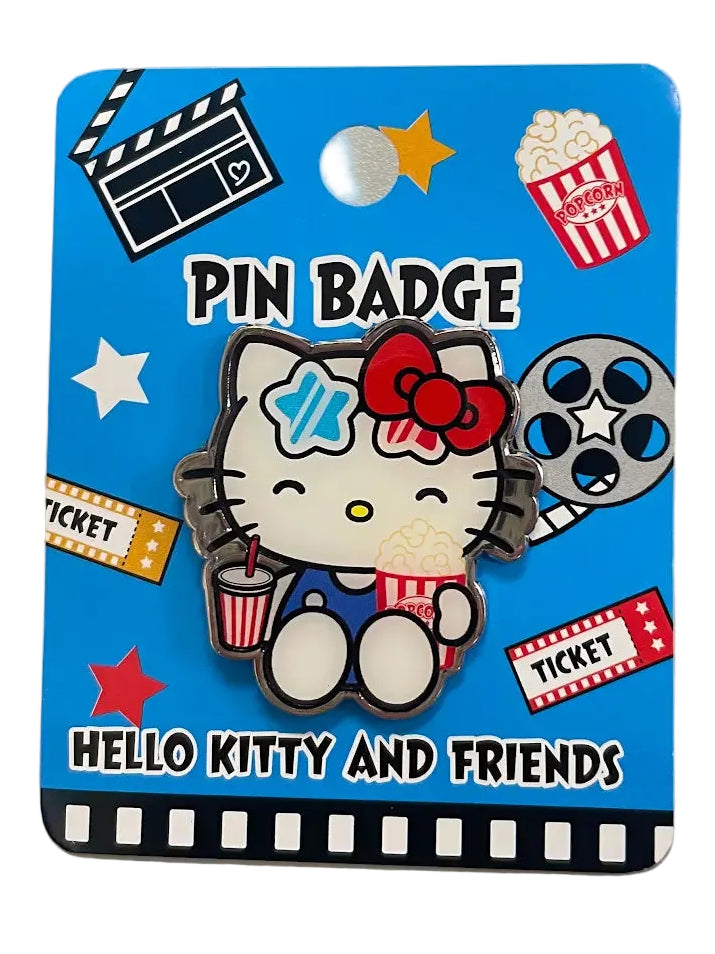 Hello Kitty Movie Theater Pin Badge