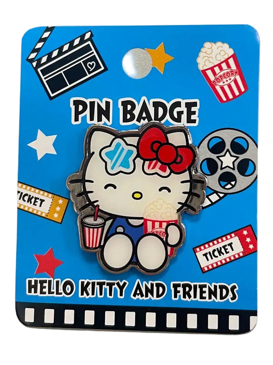 Hello Kitty Movie Theater Pin Badge