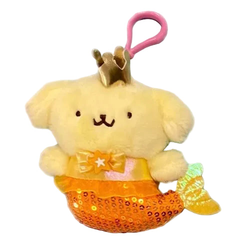 Pompompurin Spangle Mermaid Mascot Clip On