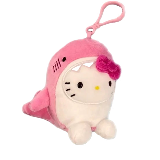 Hello Kitty Pink Shark Mascot Clip On
