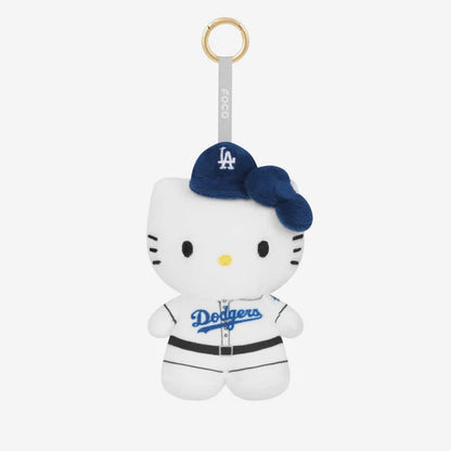 Hello Kitty Los Angeles Dodgers 6" Plush Bag Charm Keychain