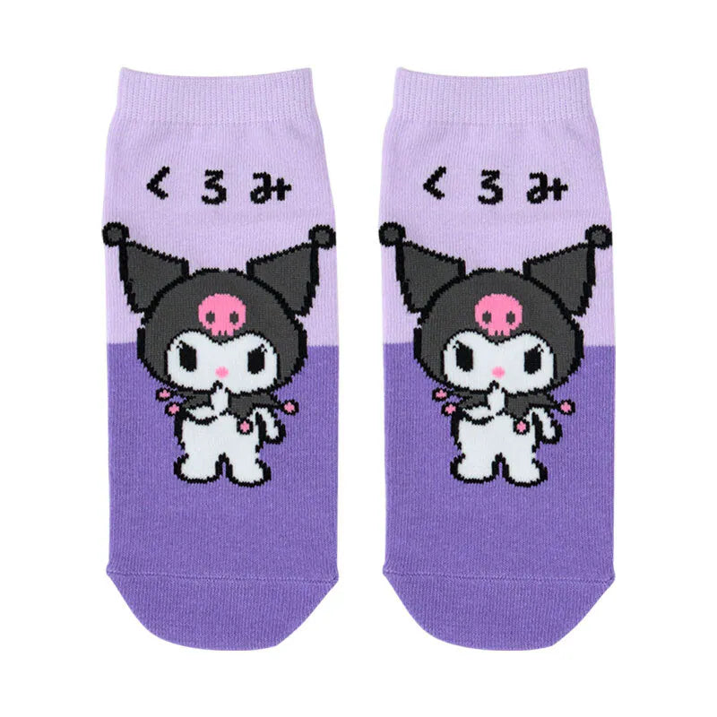 Kuromi Bicolor Adult Socks