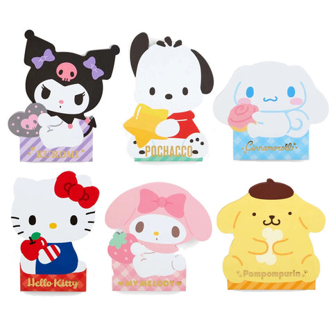 Sanrio Characters Diecut Memo Pad