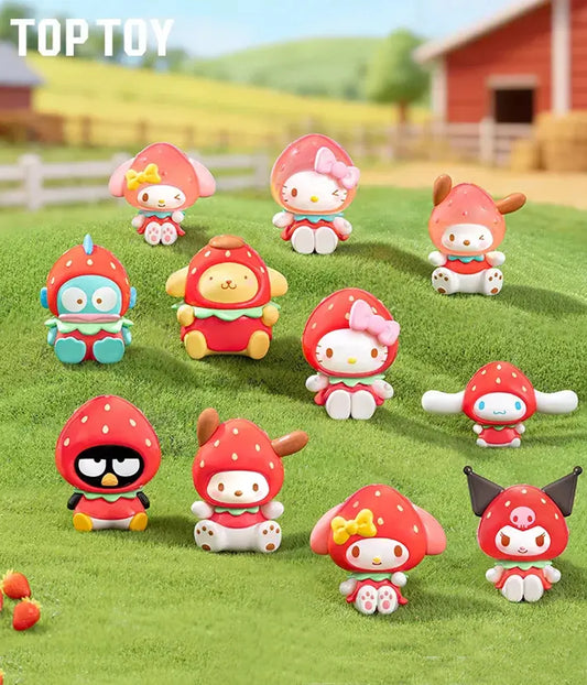 Sanrio Characters Strawberry Keychain Blind Box