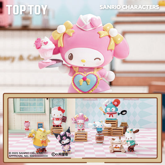 Sanrio Characters Roller Skating Restaurant Blind Box Figure