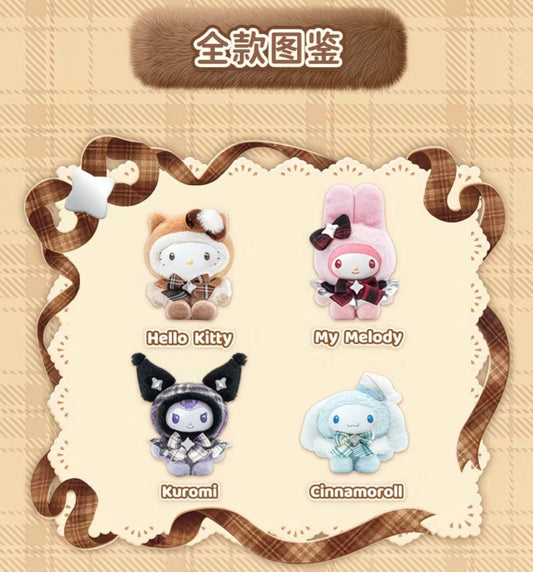 Sanrio Characters Plush Style Series Vinyl Keychain Blind Box