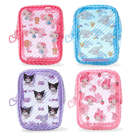 Sanrio Characters Clear Mini Zipper Pouch