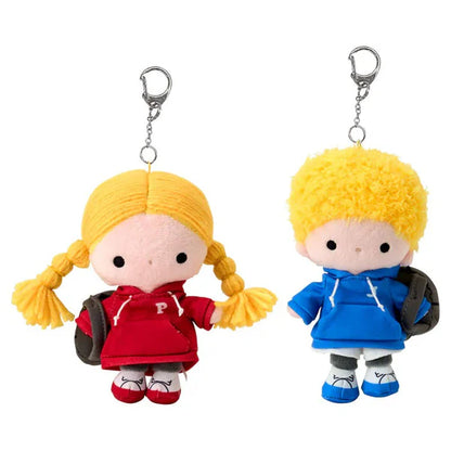 Patty & Jimmy Look Keychain with Mascot