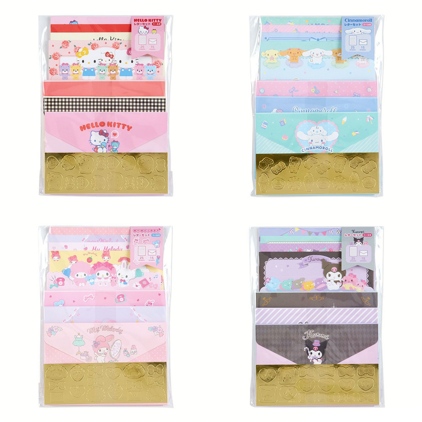 Sanrio Characters Letter Set