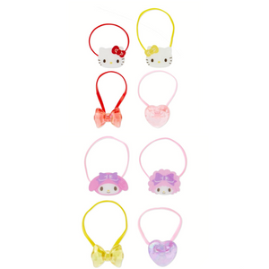 Sanrio Characters Mini 4 piece Ponytail Holders