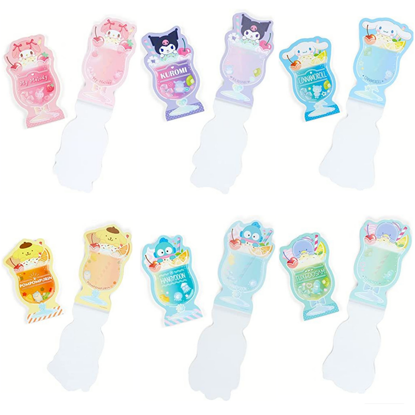 Sanrio Characters Soda Float Memo Pad