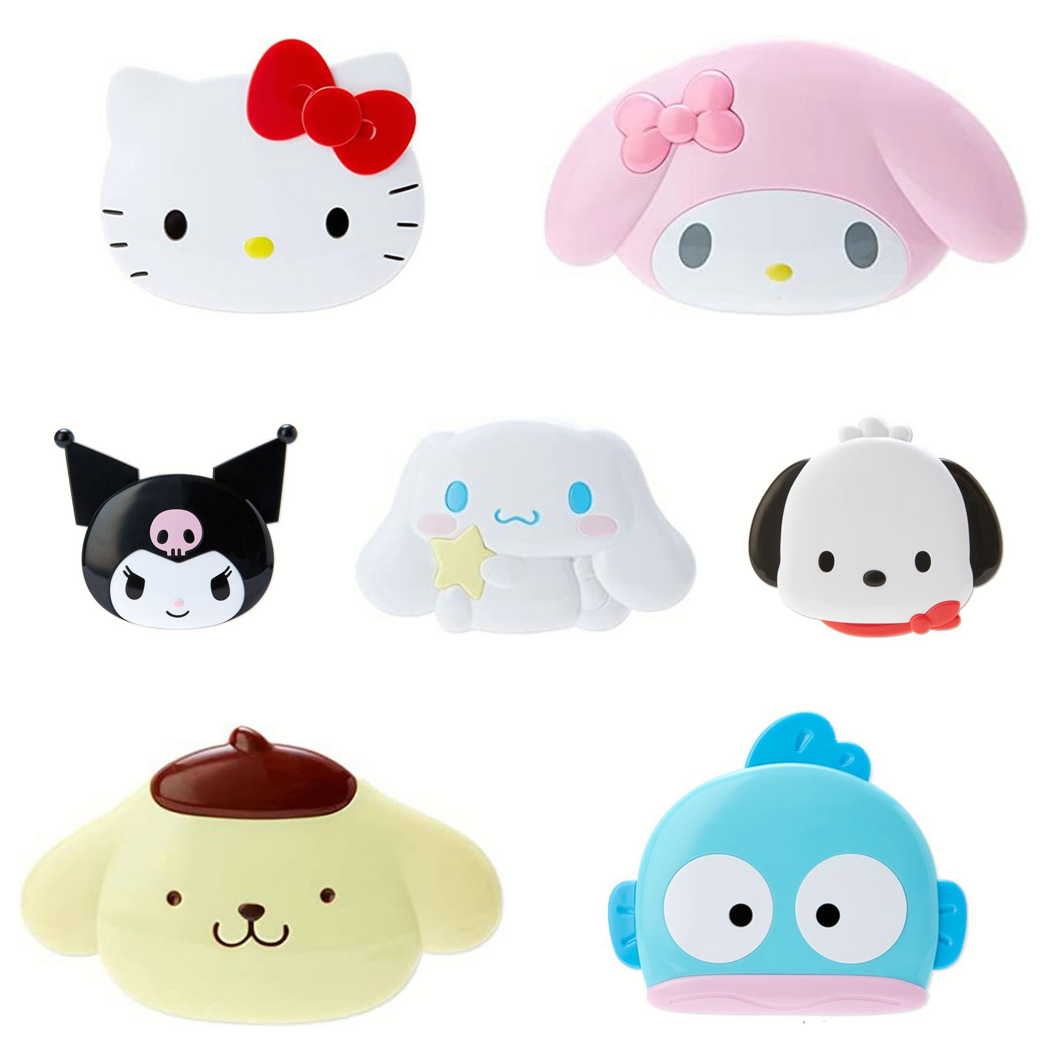 Sanrio Characters Mirror and Comb Set