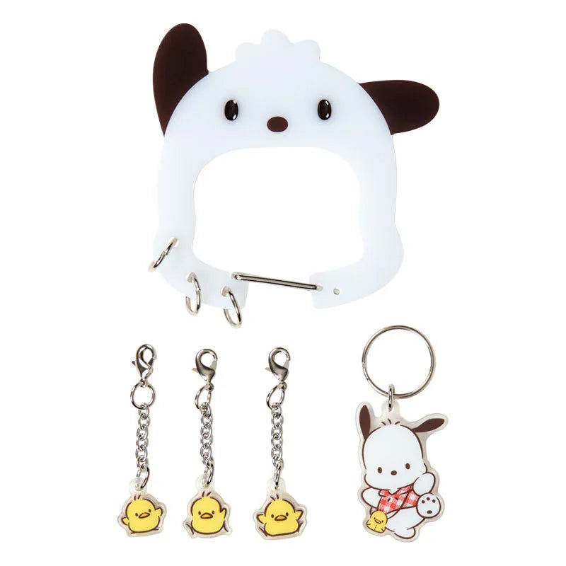 Pochacco Pi-chans Carabiner with Charms