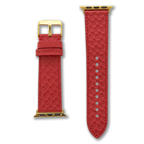Hello Kitty Red Leather Watchband