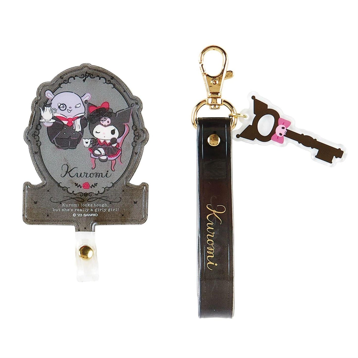 Kuromi Ojo Phone Tab and Strap