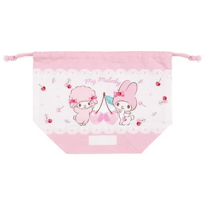 Sanrio Characters Lunch Drawstring Bag WH