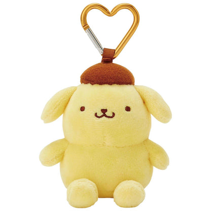 Sanrio Characters Heart Keyring with Mascot