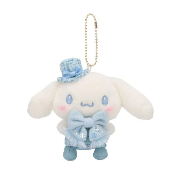 Sanrio Characters Winter Tweed Dress Keychain with Mascot