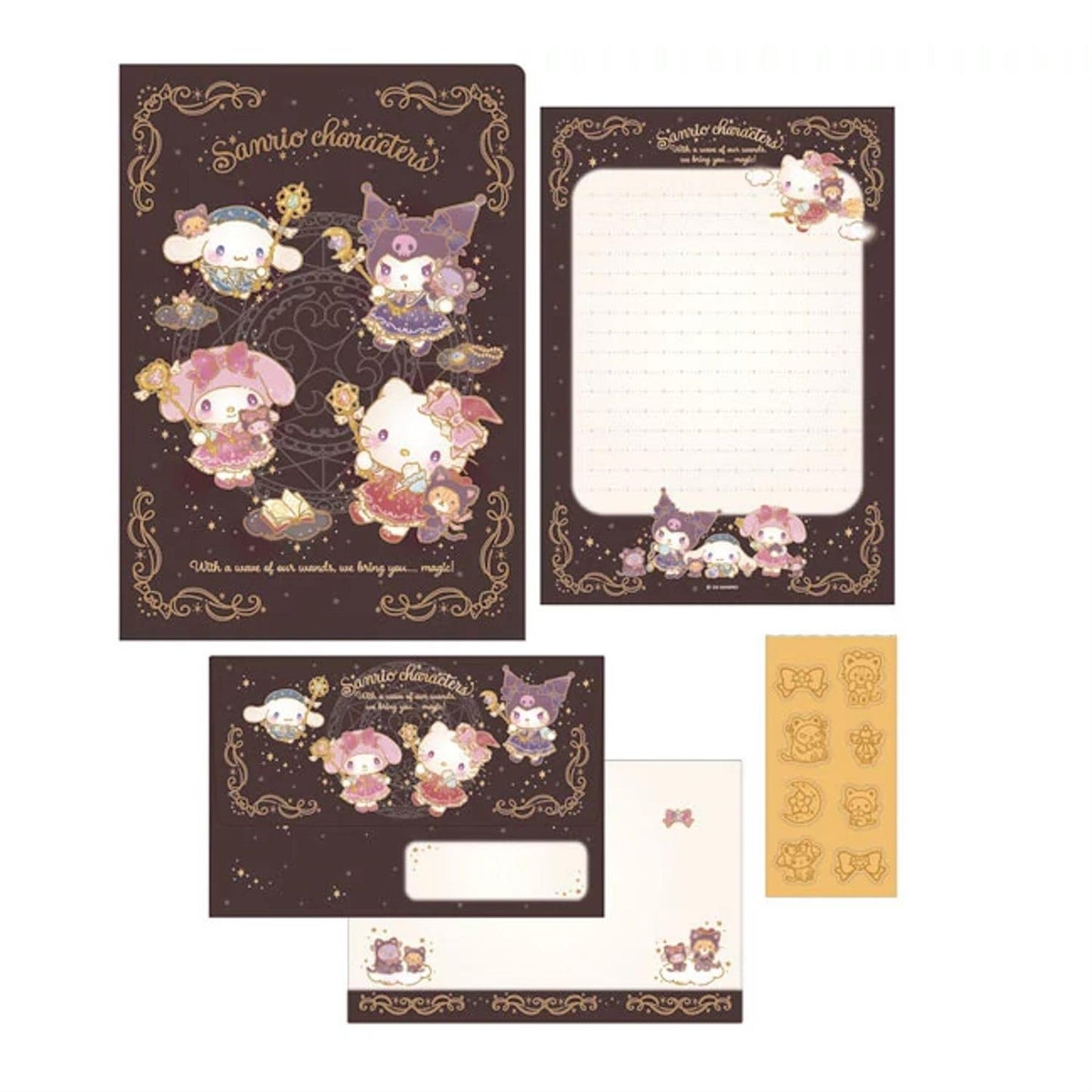Sanrio Characters Starry Wizard Letter Set