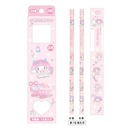 Sanrio Characters 12-pc 2B Pencil Set