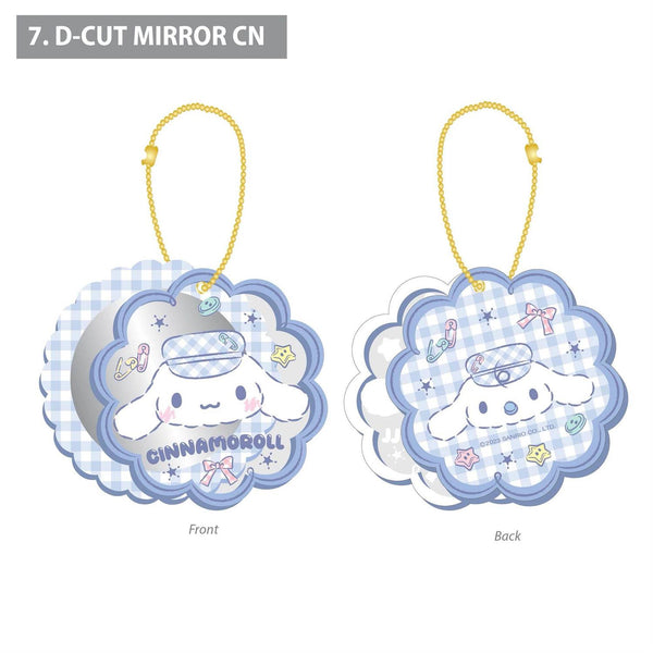 Cinnamoroll and Milk Hat D-cut Mirror