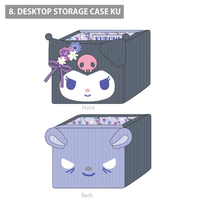 Kuromi & Baku Charming Floral Desktop Storage