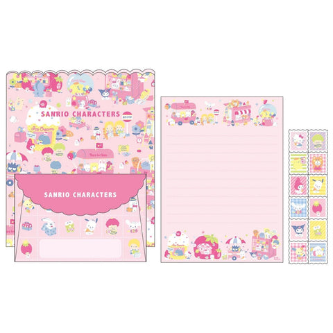 Sanrio Characters Fruit Stand Letter Set