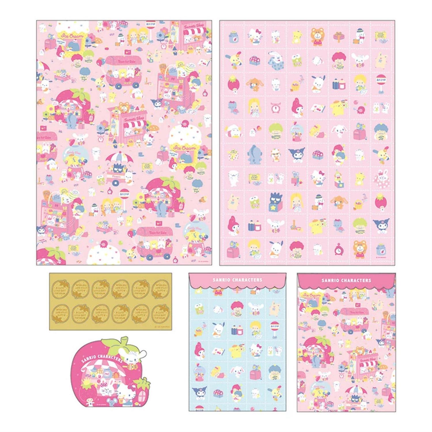 Sanrio Characters Fruit Stand Wrapping Set
