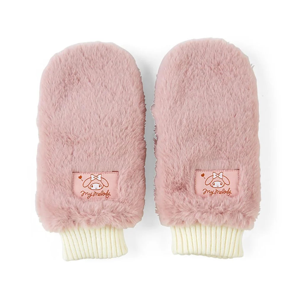 Sanrio Characters Fur Mittens