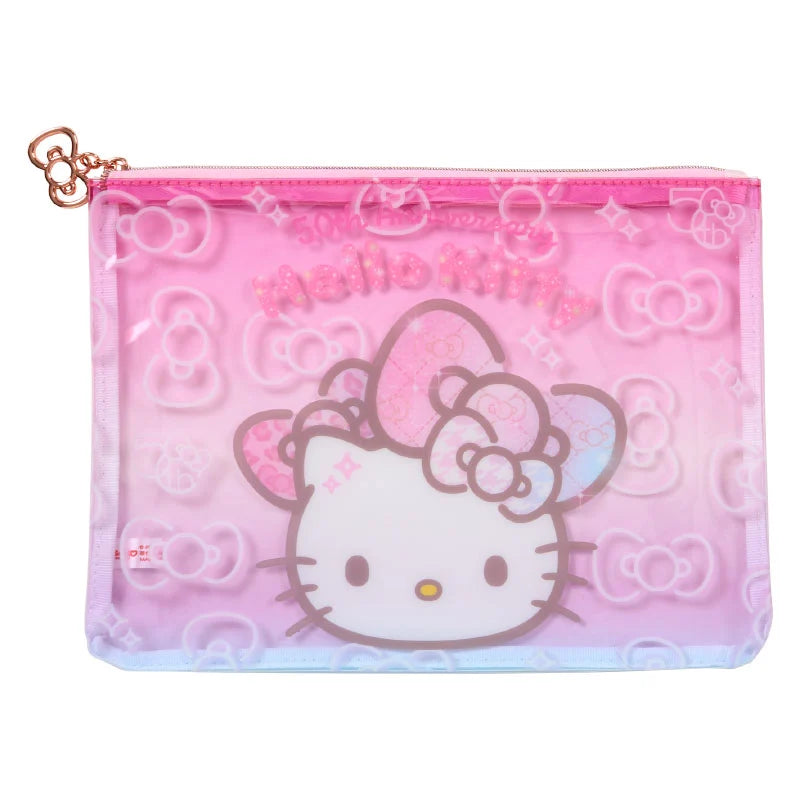 Hello Kitty The Fashionable Ribbons 50th Anniversary 2-pc Flat Pouch Set - Thumbnail 3