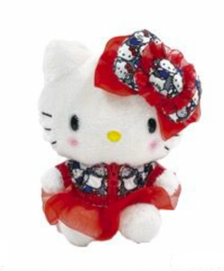 Hello Kitty Pose Bean Doll Plush