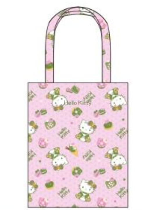 Hello Kitty Matcha Tote Bag