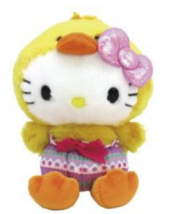 Hello Kitty Chick Easter Bean Doll